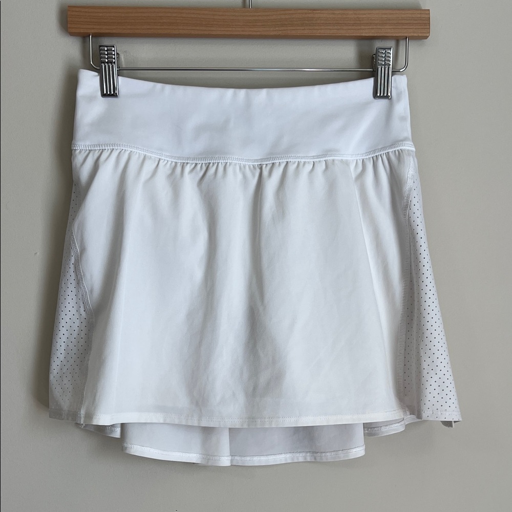 SPANX Get Moving Skort White Tennis Pickleball Sz Small White